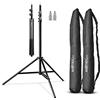 walimex Pro 2X treppiede per lampada WT-806 con ammortizzatore a molla I max. 256 cm I Treppiede per illuminazione stabile in grado di supportare fino a 6 kg