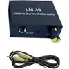 Mocoocouture Attenuator Line Output Highly Low Livelli Converter 3,5 mm/6,5 mm Output Signals Sound Card Speaker Microphone Mic Port