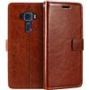 Shantime Custodia Portafoglio in Pelle PU Compatibile con Asus Zenfone 3 ZE520KL, Cover con Chiusura Magnetica, Tasche per Carte e Funzione Stand