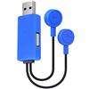 RK-HYTQWR Caricabatterie USB Magnetico 26650 21700 20700 18650 16340 Batteria agli ioni di Litio Cellulare, Caricabatterie Magnetico USB, Blu