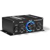 VBESTLIFE Amplificatore di Potenza Audio Bluetooth 5.0, Ricevitore Amplificatore Stereo in Lega di Alluminio 20W X 2 da 20Hz a 20KHz, 12V Universale per Auto, Altoparlanti, Bar, Feste