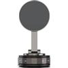 Nuytghr Vacuum Magnetic Phone Holder, Suction Mount Stand, 3.15x2.36 Inches Foldable Car Bracket, 360 Degree Rotatable Vehicle Accessory for Most Smartphones Dashboard Windshield Placement
