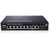 Elfcam® - PoE Switch Switch in fibra ottica con 2 porte SFP da 1,25 GB, 8 Porte PoE Gigabit Ethernet 10/100/1000 Mbps, Plug & Play Non Gestito (8 Porte PoE)