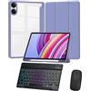 Generic Tastiera per Xiaomi REDMI PAD 2 11 pollici (2025) Custodia, funzione di accensione/spegnimento automatica e guscio protettivo con angoli di visione multipli, mouse Bluetooth e tastiera