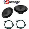 Superauto hi-fi Audison AP 6.5 coppia di woofer 165mm, potenza RMS 70W a 4 Ohm set adattatori altoparlanti per PEUGEOT 207 predisposizione anteriore