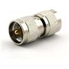 Maxmoral - Adattatore coassiale coassiale UHF maschio a UHF PL-259 PL259, 2 pezzi