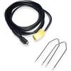 1neiSmartech Cavo AUX Jack Femmina per Radio Blaupunkt di Serie, Compatibile con Fiat Grande Punto 500 Panda, con Kit Chiavette Estrazione Autoradio e Connettore Giallo