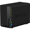 Synology Soluzione NAS desktop DS220+ da 16 TB a 2 alloggiamenti, installata con 2 unità Western Digital Red da 8 TB