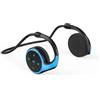 SHUGWA Cuffie Cancellazione Rumore Cuffie Lettore MP3 bluetooth Cuffie FM Comfort On-Ear Slot Per Scheda TF Sport Auricolari Con Microfono Cuffie Bluetooth(Blue with 32GB card)