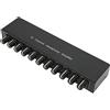 Annadue Amplificatore per Cuffie, Aux Mini Jack TRS, Ingresso da 3,5 Mm Amplificatore 1 in 10 out, Distributore per Cuffie per Studio e Palcoscenico (100-240 V)