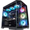 Golook PC Gaming Competitive - Ryzen 7 7800X3D / 16GB RAM / 1TB NVME M.2 / RTX 5060 8GB GDDR7 / B650 / 7 Ventole Raffreddamento - Computer Fisso