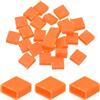 QUARKZMAN 25pz USB Tipo A Porta Tappi Coperture Cappucci Silicone Anti Polvere Protettore per USB Maschio Terminale, Arancione