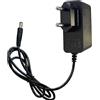 AMAPOLAS Adattatore 12V 2A con Cavo da 80 cm circa, AC 100-240V a DC 12V, Connettore Universale 2,1 mm x 5,5 mm per LCD, Router e Telecamere di Sorveglianza