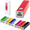 DISOK Set di 20 Power Bank Alluminio 2200 mAh con cavo incluso in scatola di presentazione - Micro USB - Power Bank, Powerbanks economici. Regali aziendali, articoli pubblicitari e promozionali
