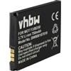 vhbw batteria compatibile con AVM Fritz!Fon C4, C5, EM25, EM325, M2, M325, MT-F telefono fisso cordless (750mAh, 3,7V, Li-Ion)