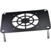 LeeQinersw Base di Raffreddamento per Router, Supporto per TV, Staffa Portatile Multifunzione per, ripiano di Raffreddamento per Router per, Nero