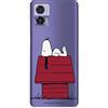 LA CASA DE LAS CARCASAS Custodia compatibile con Motorola Edge 30 Neo Ufficiale di Peanuts Snoopy casa per proteggere il tuo cellulare. Custodia in silicone trasparente flessibile con licenza ufficiale Snoopy