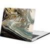 FFBOFFC Custodia Compatibile con MacBook Pro 16 Pollici 2023 2022 2021 Rilascio A2991 M3 A2780 M2 A2485 M1 Pro/Max, Plastica Custodia Rigida Protettiva Case Cover, Marmo Nero Oro