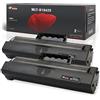 Toner Experte Compatibile Samsung MLT-D1042S Nero Cartucce di Toner Sostituzione per D1042S per SCX-3200 ML-1660 ML-1670 ML-1675 ML-1860 ML-1665 ML-1865W Stampanti 2-Pack