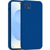 Mixroom - Cover Custodia Case per Samsung Galaxy A22 5G Protezione Fotocamera in Silicone TPU Morbido Opaco Bordi Piatti Colore Blu