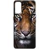 Mixroom - Cover Custodia Back case In TPU Silicone Morbida Per TCL 403 Fantasia Tigre H124