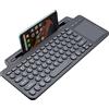 Denash Tastiera Wireless, Tastiera Desktop Ultra-Slim da 2,4 GHz con Touchpad per Tablet PC Mobile Laptop Notebook (Con touchpad)