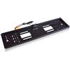 Kovalmax® Telecamera di retromarcia per auto - portatarga con 4 led, retrocamera da targa, visione notturna ottimizzata
