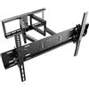 RICOO R28-XL Supporto TV da parete Staffa TV 40-65 pollici per 40 65 pollici girevole inclinabile fino a 75 kg max VESA 600x400