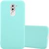 Cadorabo Custodia per Honor 6X in CANDY BLU - Morbida Cover Protettiva Sottile di Silicone TPU con Bordo Protezione - Ultra Slim Case Antiurto Gel Back Bumper Guscio