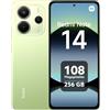 XIAOMI Redmi Note 14 4G 8GB+256GB nero Display 120Hz, fotocamera AI 108MP, batteria 5500mAh, MediaTek Helio G99 Ultra, funzione NFC, senza caricatore, verde