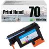 AWDAXC 70 C9404A C9405A C9406A C9407A Testina di stampa, compatibile per HP Z3100 Z2100 Z3100ps Z3200 Z3200ps Z5200 B9180GP B8800 B8850 B9180 Stampanti —— Alto volume di stampa con chip C9406A