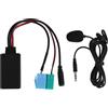 Diheohg Auto Bluetooth Musica Audio Microfono Vivavoce Adattatore per Grande Punto Dopo il 2007 per