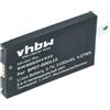 vhbw batteria compatibile con Wasp DT10RF 2D, DT10RF, DT10 lettore di codici a barre, POS (1100mAh, 3,7V, Li-Ion)