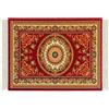 Generic Tappetino per mouse, 18 x 23 cm, stile persiano - Tappeto orientale come tappetino per mouse da ufficio - Mini tappetino per mouse con nappa - rosso - tessuto (poliestere o miscela) - cotone
