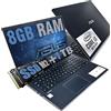 RGDIGITAL SRL Notebook Asus ExpertBook I3 Blue Portatile Pc Display FHD 15.6 Cpu Intel i3-1005G1 3,4ghz /Ram 8Gb DDR4 /SSD NVMe 256GB + HD 1TB/VGA INTEL Graphics UHD/Hdmi Wifi Usb type-C Bluetooth /Windows 11 Pro