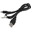 vhbw Cavo di ricarica USB compatibile con Canon Legria Legia Mini, HF R86, HF R88, Mini camera, videocamera, camcorder, nero