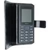 caseroxx Custodia libro per Nokia 105 DS 2024 TA-1684, in finta pelle nero, con chiusura magnetica e supporto interno