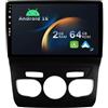 YUNTX Android 14 2 Din Radio con navigazione per Citroen C4 C4L DS4 (2013-2017): [Integrato CarPlay/Android Auto/DSP/GPS]-IPS 2.5D 10.1" Touch screen-DAB/Bluetooth 5.0/Controllo del volante/USB/WiFi