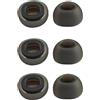 NovemFoal Anker, 3 paia di gommini di ricambio compatibili con Soundcore P40i by Anker, in silicone, accessori, XS/S/M/L (nero, M)