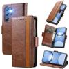 MOJIA Cover per Doogee Note 56X / Note 56X Pro, PU Custodia Antiurto Resistente ai Graffi, Custodia Flip Portafoglio per Telefono con Supporto e Slot per Schede. Marrone
