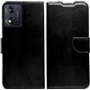 KEJI Cover Custodia per Motorola Moto E13, Cover Custodiaa Libro in Pelle Portafoglio con Supporto Flip Caso Supporto Stand Chiusura Magnetica Motorola Moto E13, Elegante (NERO)