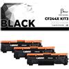 Betaink 3 Toner Compatibili con HP 44X CF244X Versione XL 2000 copie per stampanti LaserJet Pro M15 M15a M15w M16 M16a M16w M17 M17a M17w, HP LaserJet Pro MFP M28 M28a M28w M29 M29a M29w