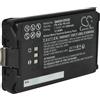 vhbw batteria compatibile con Kenwood TH-K2E, TH-K2AT, TH-K2, TH-K4E, TH-K4AT, TH-K4 radio (1800mAh, 7,2V, NiMH)