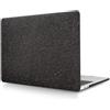 HLAAJJX Custodia per Macbook 12 pollici 2017 2016 2015 Pubblicazione Modello A1534 con display Retina, Caso di plastica protettiva in pelle PU, Nero