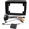 IENQBVL Mascherina Autoradio Da 9 Pollici Con Lettore DVD Adattatore Per Montaggio Su Cruscotto Can-Bus Per Fiat Per Ducato 2011-2021(Frame Cable Canbus)