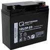 Q-Batteries 12LCP-23/12 V - 23 Ah batteria al piombo tipo AGM - Deep Cycle VRLA - Attacco F3