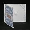 Qtecx 100 Custodie CD Singole Slim Trasparenti, Box porta CD 5,2 mm - Qtecx