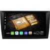BXLIYER SXAUTO [6GB+128GB, Octa-Core] Android 14 IPS Autoradio Per VW Golf 6 (2008-2016) - Senza fili CarPlay/Android Auto - LED Camera + MIC - DAB Volante 360-CAM Bluetooth Fast-Boot DSP - 2 Din 9 Pollici