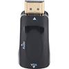 Naroote Adattatore da HDMI a VGA, goditi la compatibilità HD 1080P Convertitore HDMI con 2 cavi per presentazioni e mostre Insegnamento del Ministero degli Interni ecc