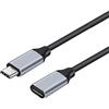 ZWTPGKRD Cavo di prolunga USB C maschio a femmina tipo C 10Gbps femmina a maschio esteso cavo di prolunga per cellulare tablet